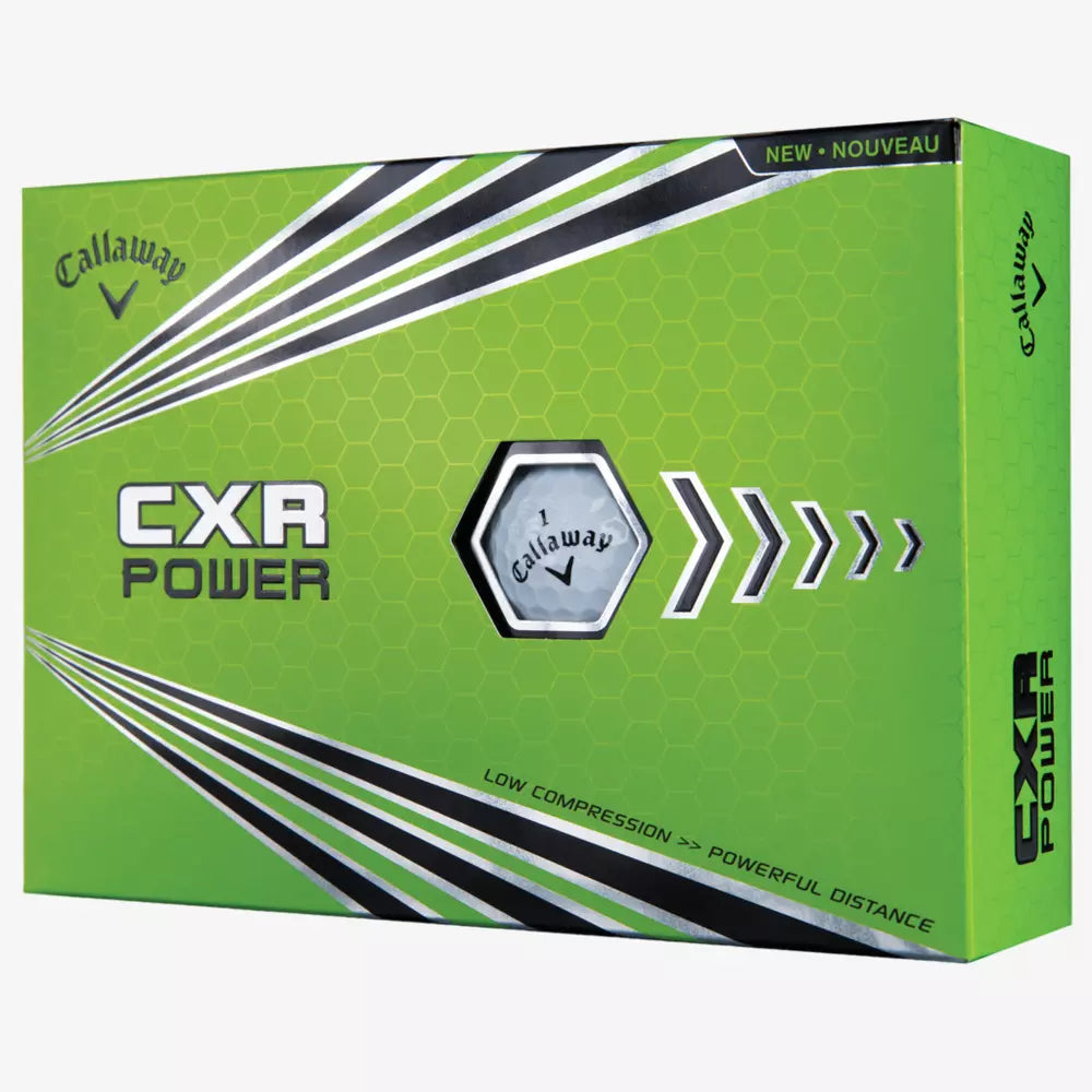 Callaway CXR Power Golf Balls - Box of 12 Balls
