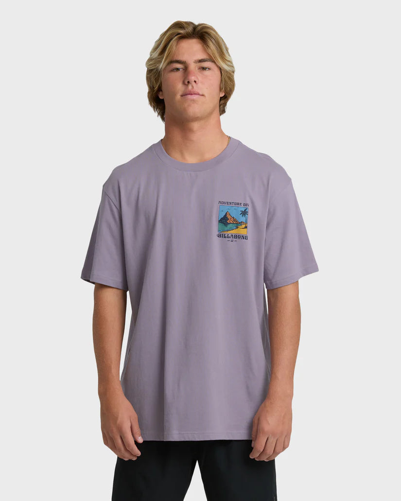 Billabong Men's Post Cards Adiv Premium Short Sleeve T-Shirt