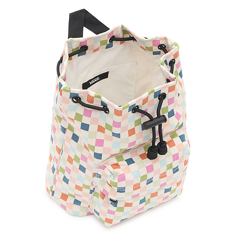 Vans floral clearance checkered backpack