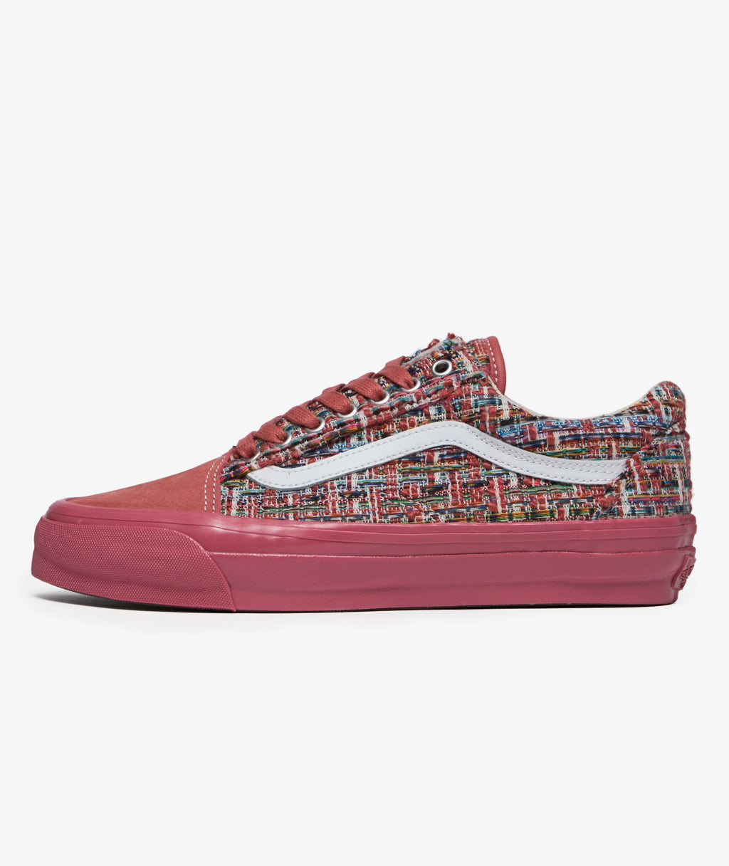 Vans Women's LX Old Skool Shoes - Tweed Mauvewood
