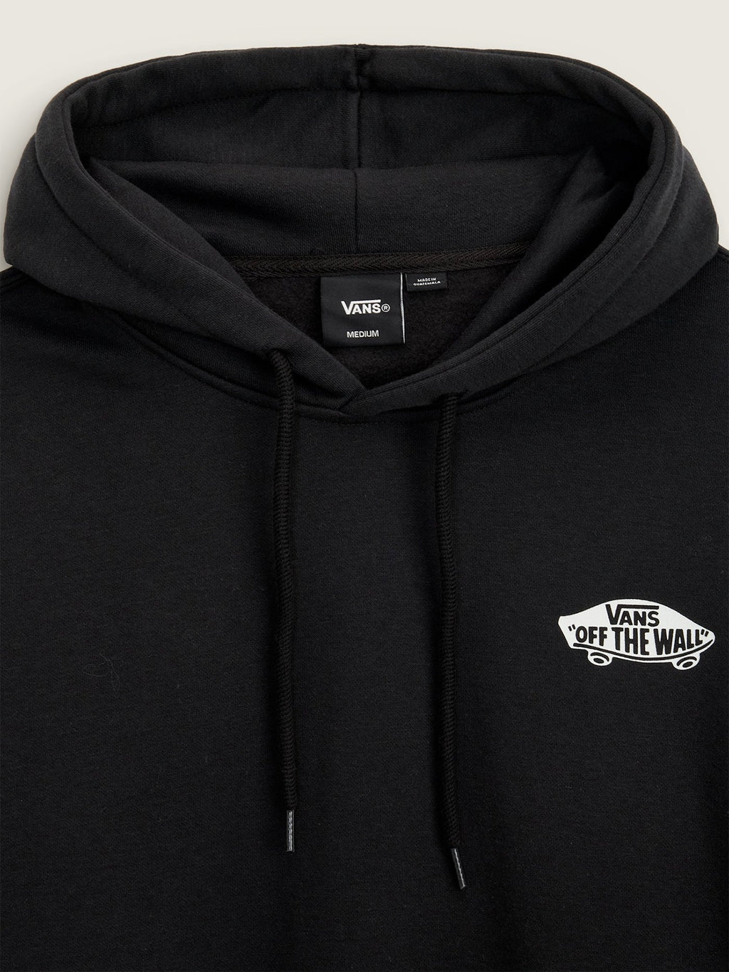 Vans Men's Double Standard Pullover Hoodie - Black/White detail