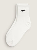Vans Salton Half Crew Socks White