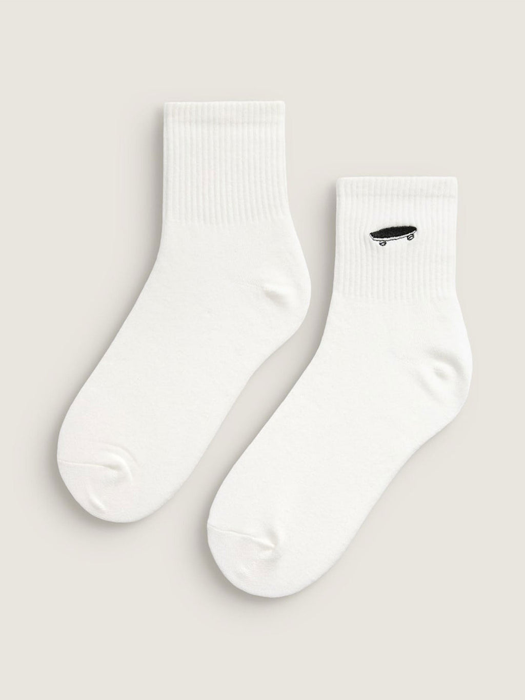 Vans Salton Half Crew Socks White pair