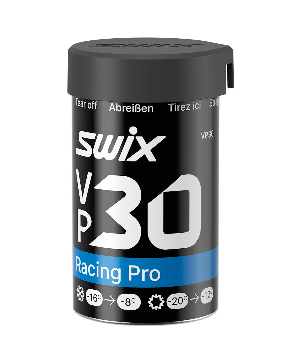Swix VP30 Pro Light Blue Kick Wax - front