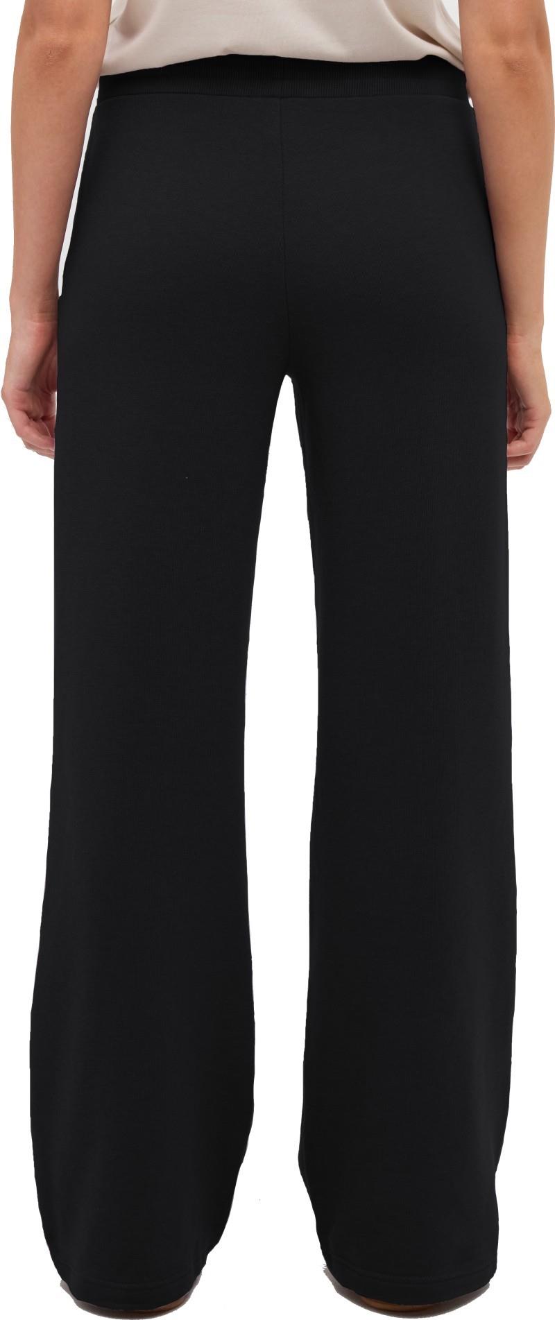 Tentree Women's Bamone Wide Leg Sweatpant - Meteorite Black - back