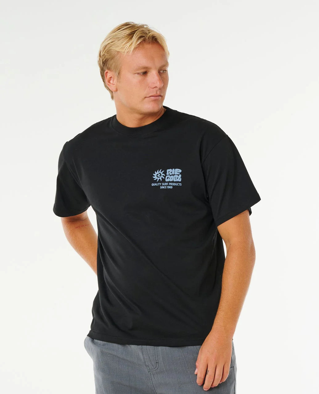 Ripcurl Men's Pacific Rinse Glass Off Short Sleeve Loose Tee