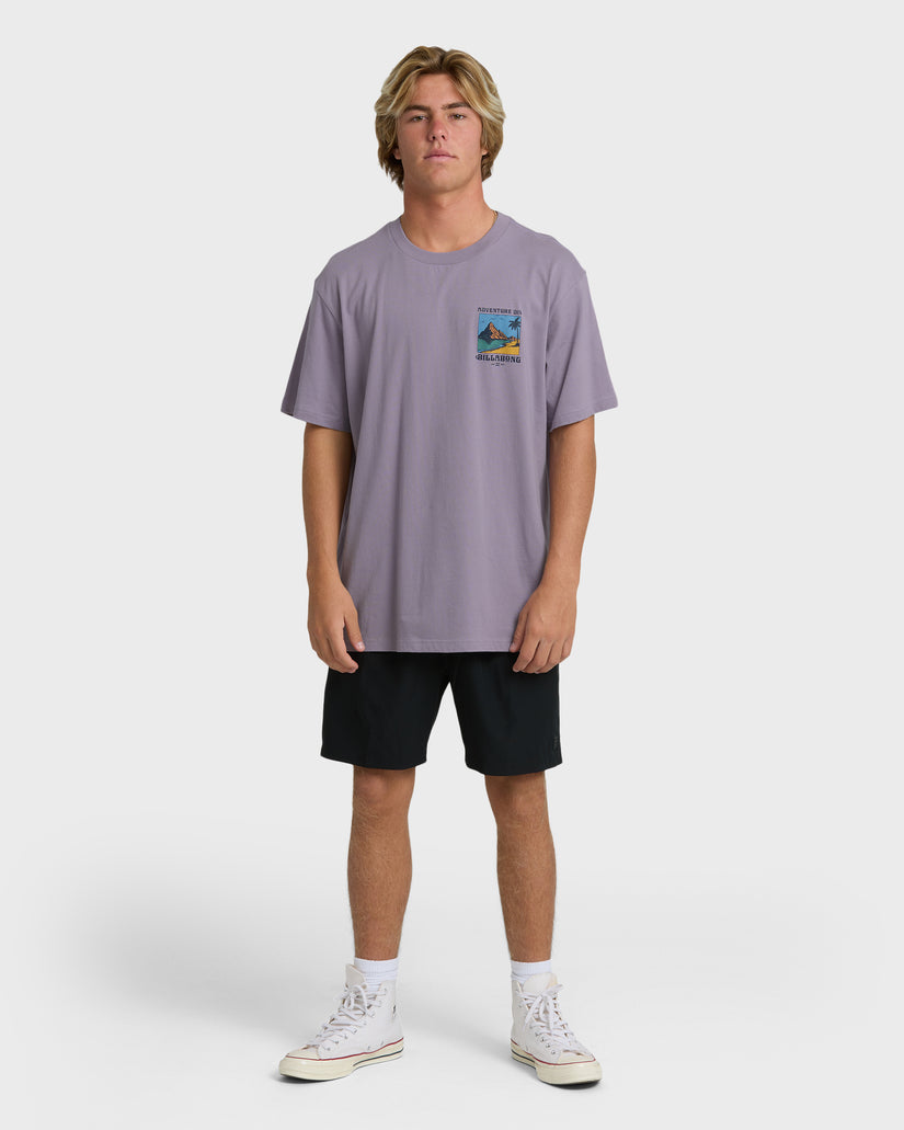 Billabong Men's Post Cards Adiv Premium Short Sleeve T-Shirt
