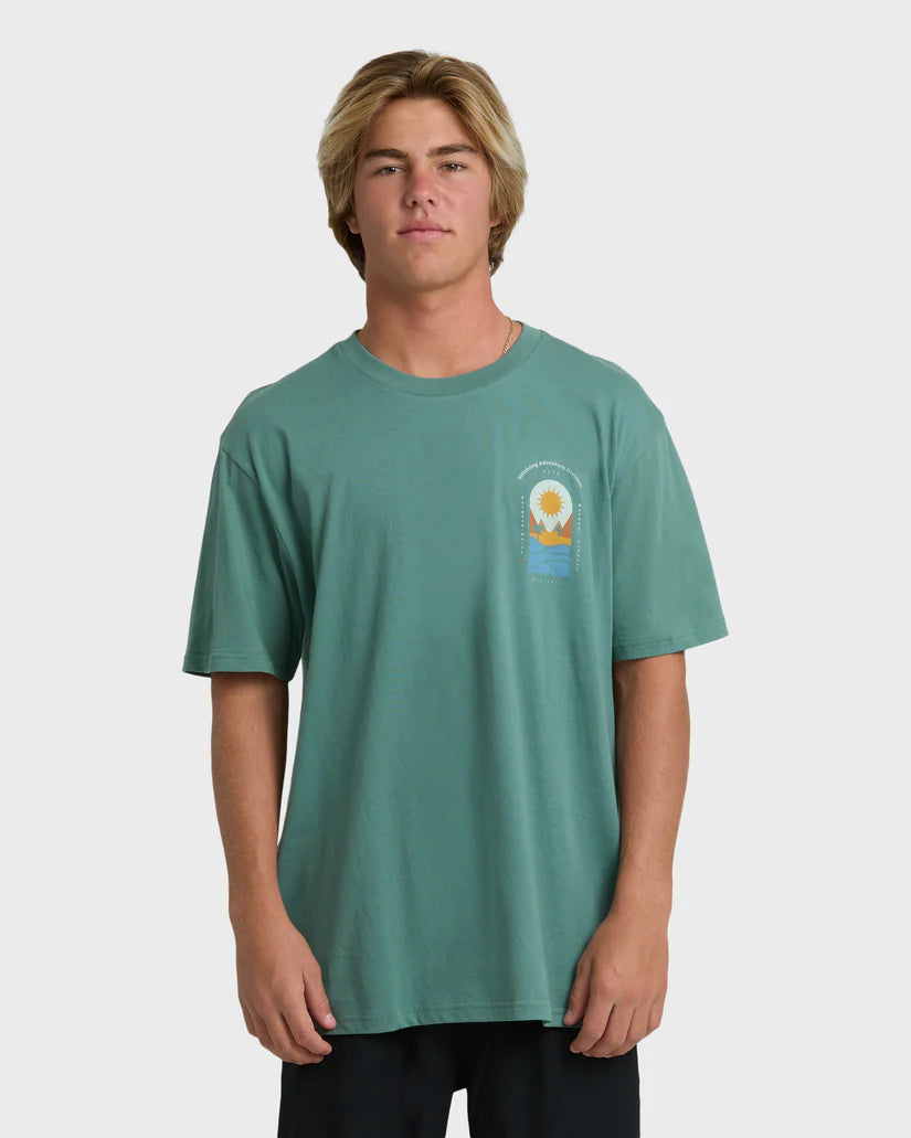 Billabong Men's Sun Down Adiv Premium Short Sleeve T-Shirt