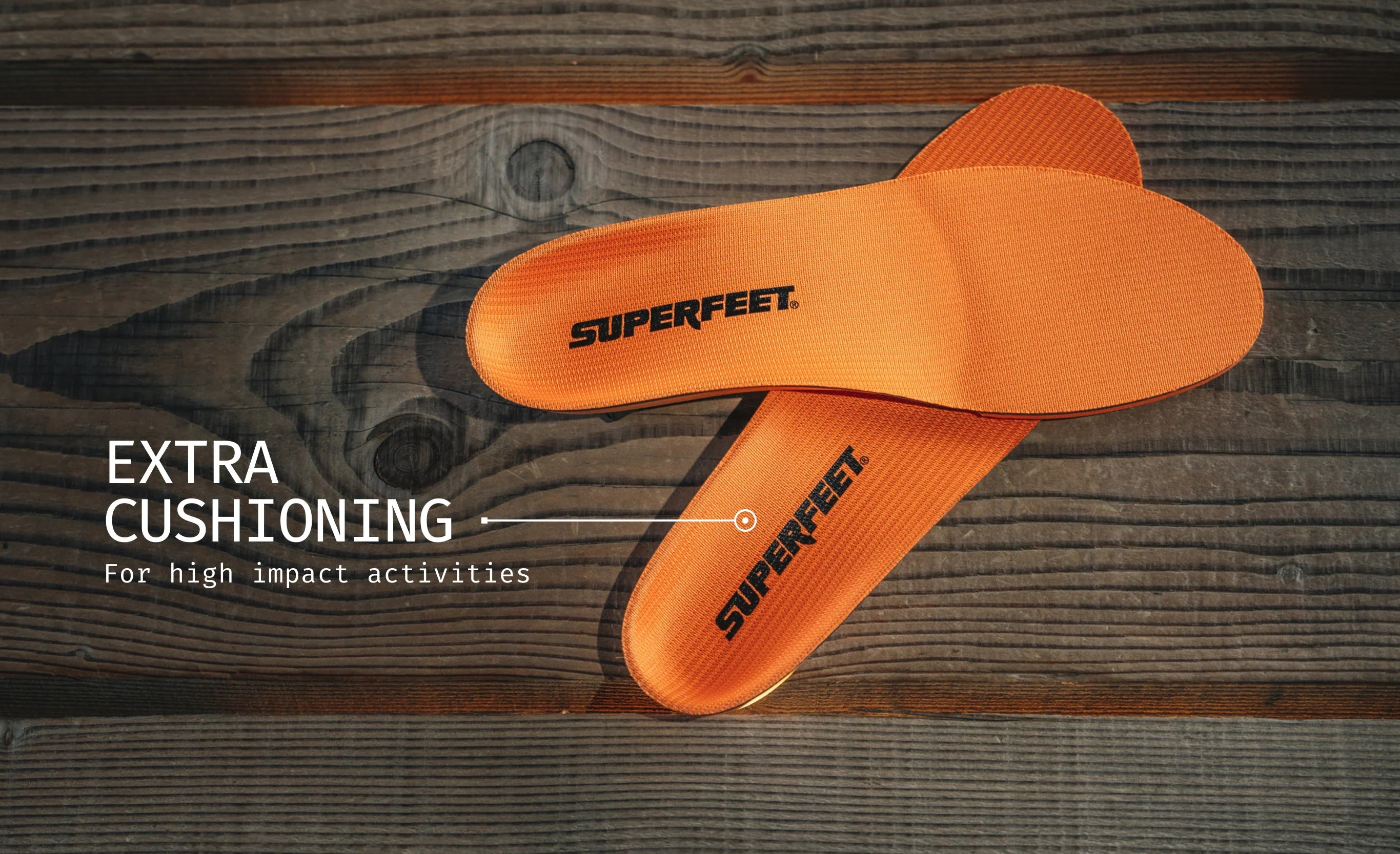 Superfeet All-Purpose High Impact Support insole - side view