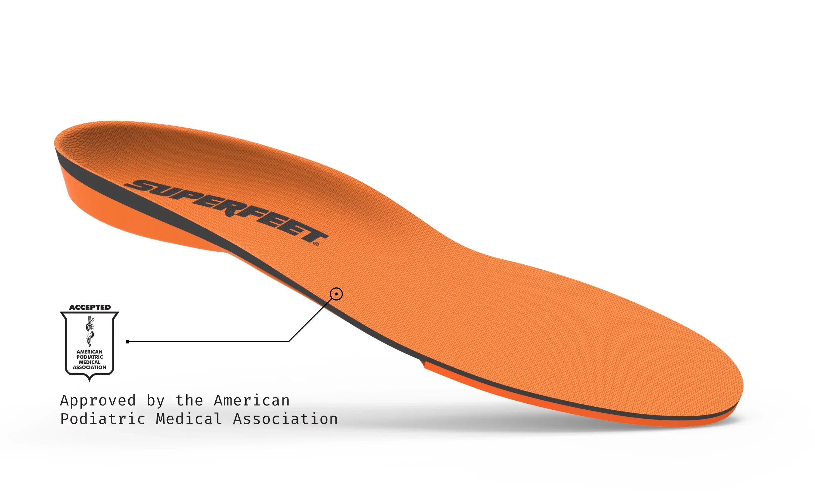 Superfeet All-Purpose High Impact Support insole - detail view
