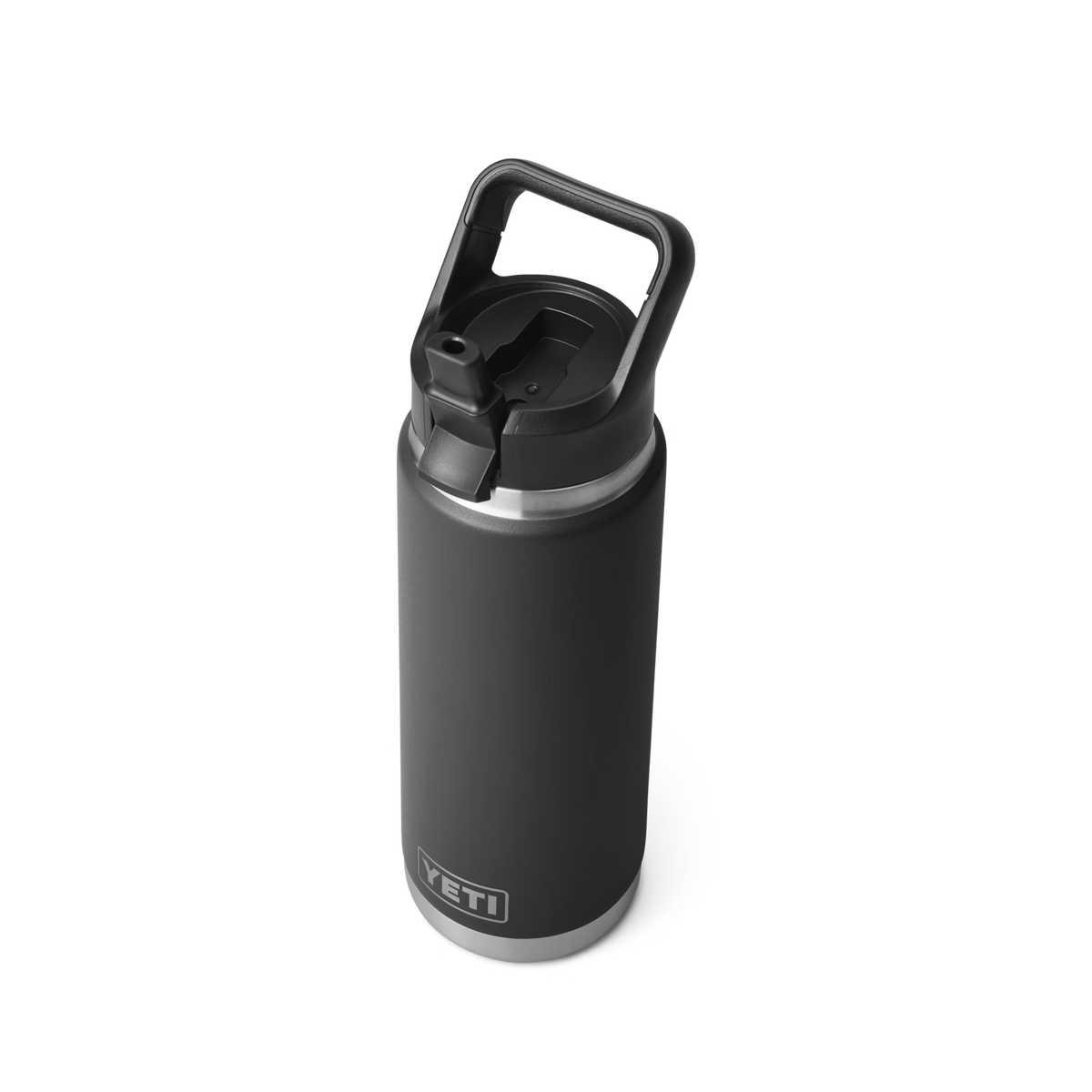 Yeti Rambler 26oz Bottle With Colour-Matched Straw Cap - Black