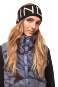 Indyeva Vadovas II Headband in Black Flax CB - on model