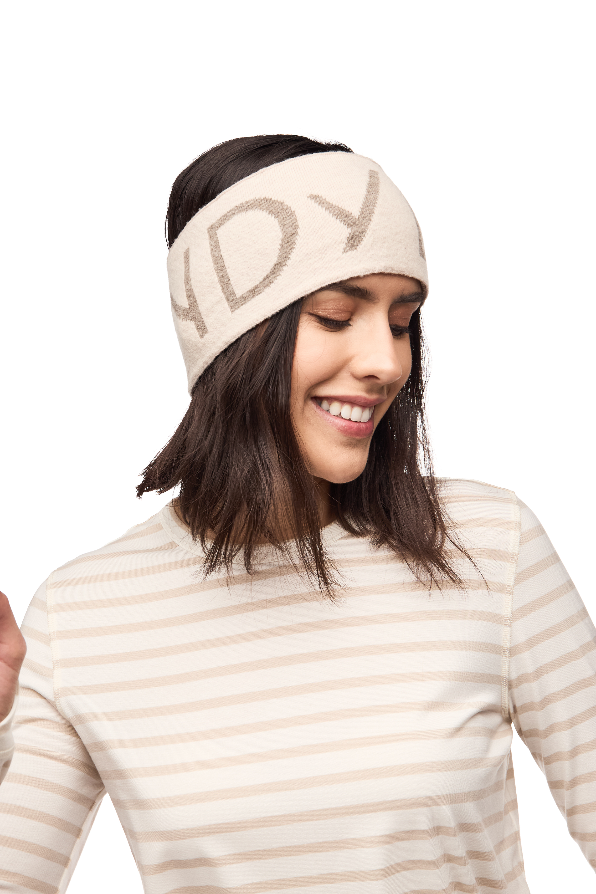 Indyeva Vadovas II Headband in Rain Driftwood CB - detail