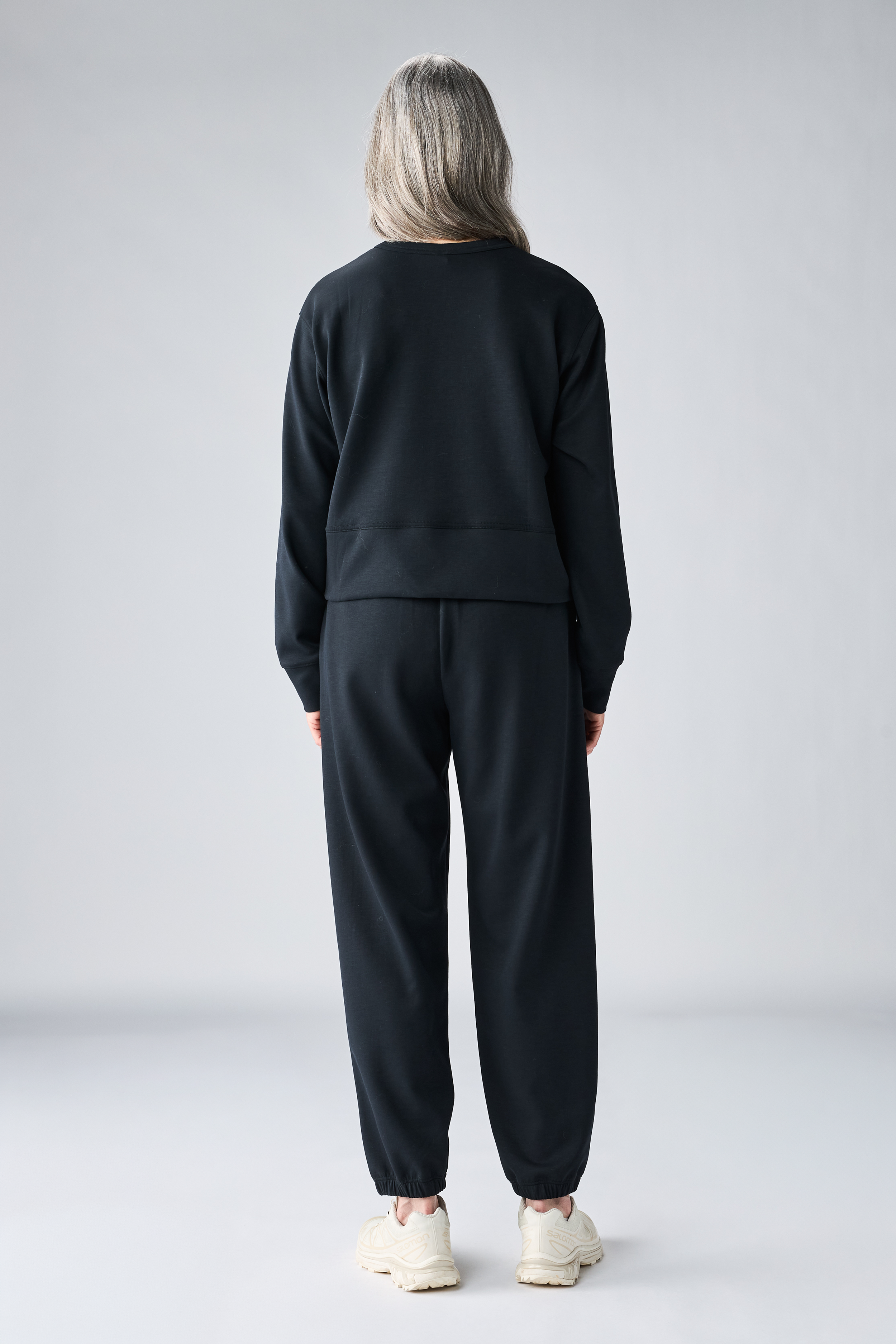 Indyeva Balu Crewneck Sweatshirt in Black - back