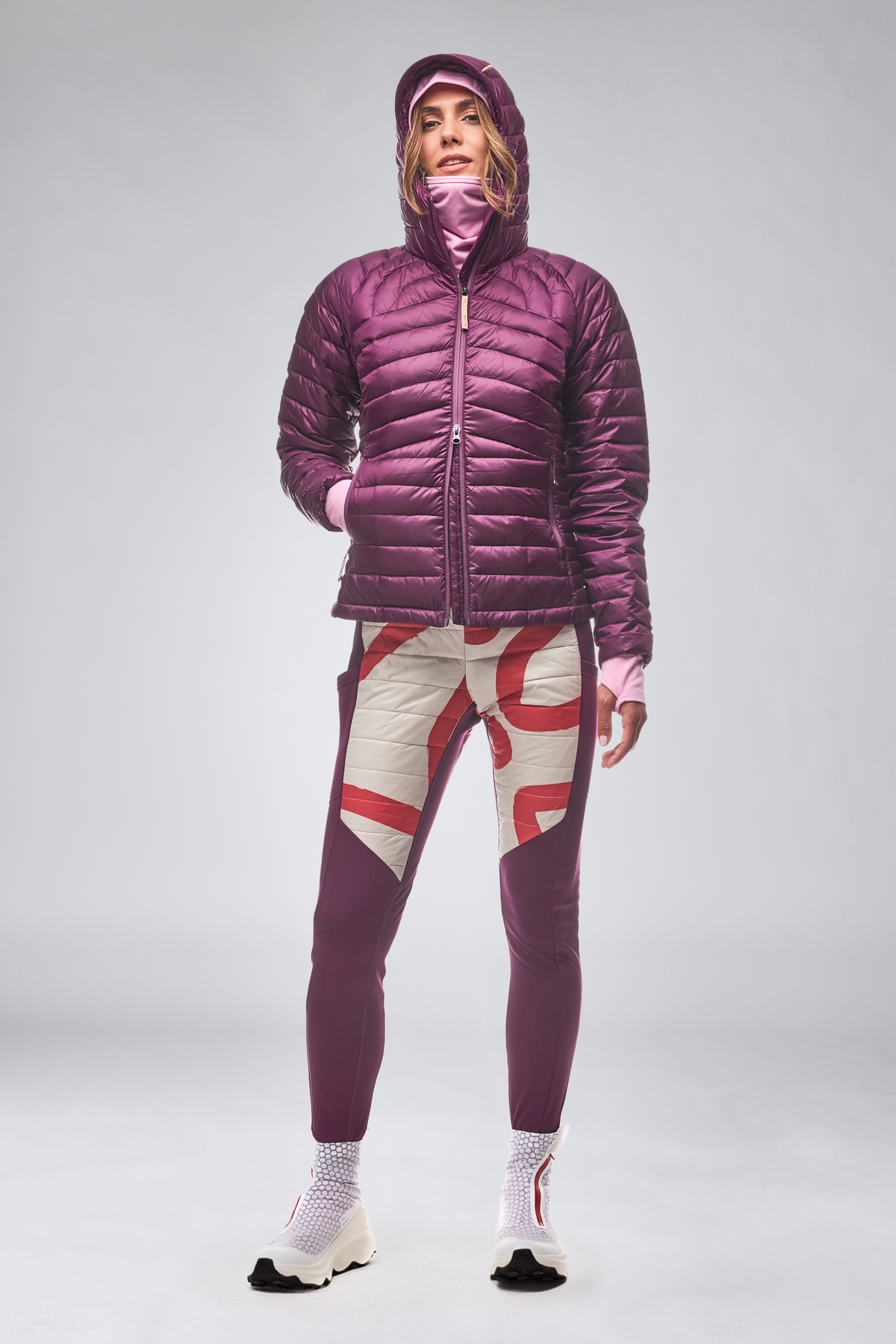 Indyeva Women's Floko Winter Jacket - Elderberry