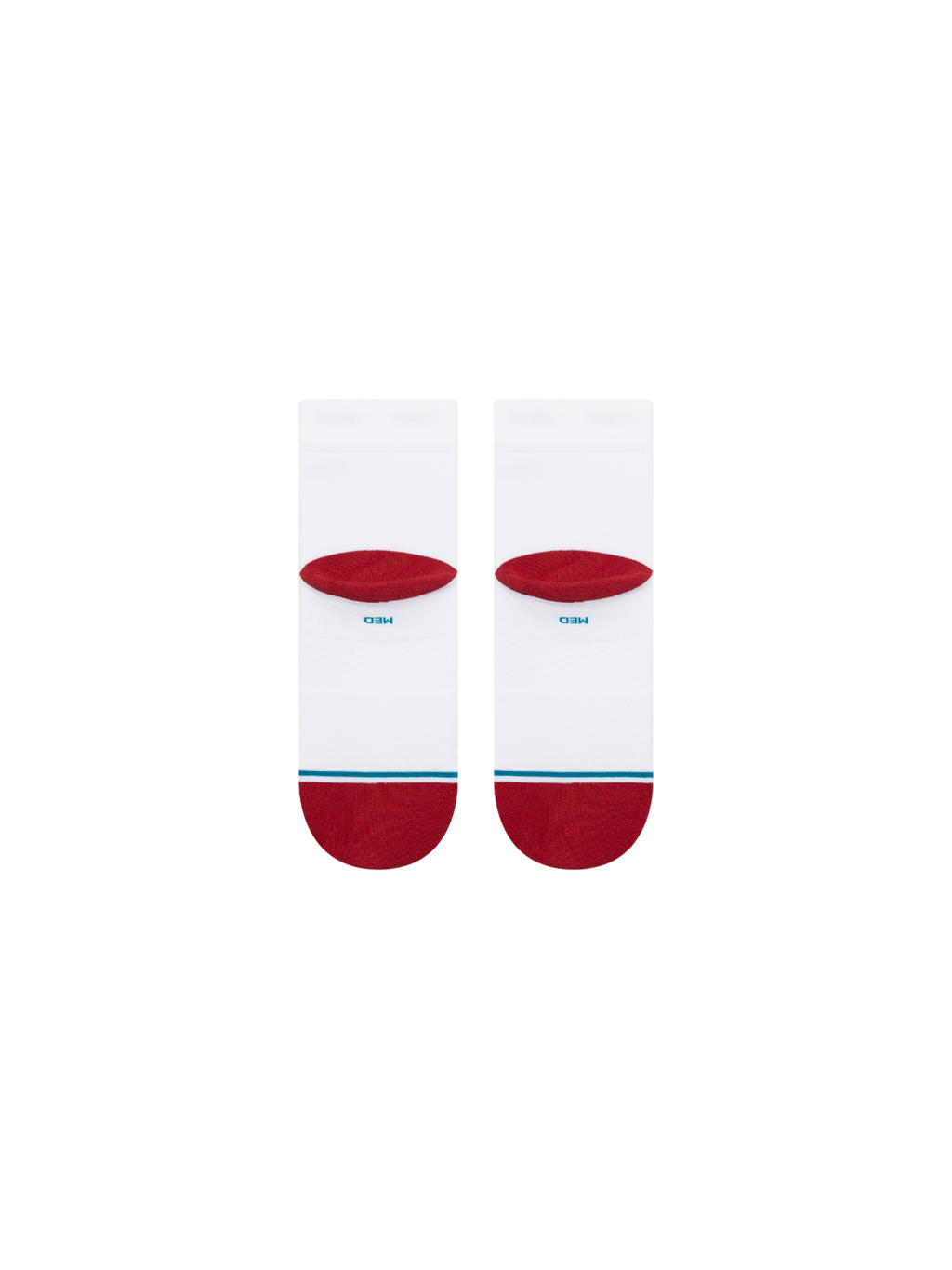 Stance Women's Naughty Or Nice Quarter Socks - WHITE, back view
