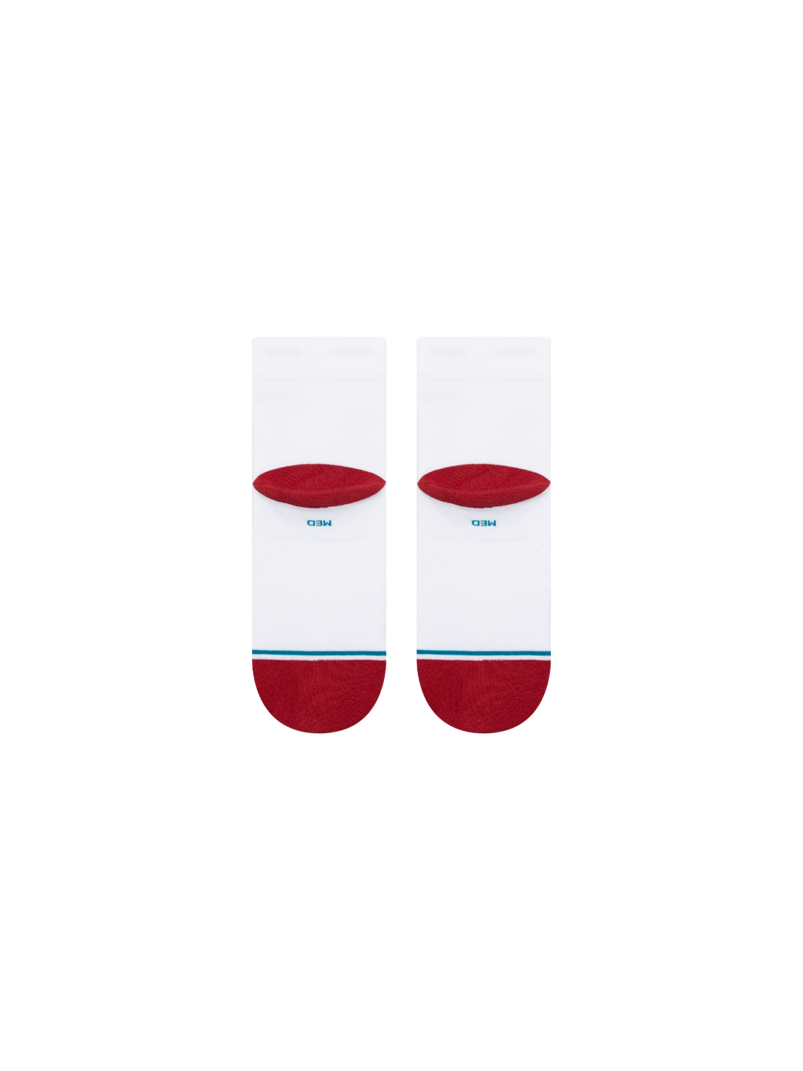 Stance Women's Naughty Or Nice Quarter Socks - WHITE, back view