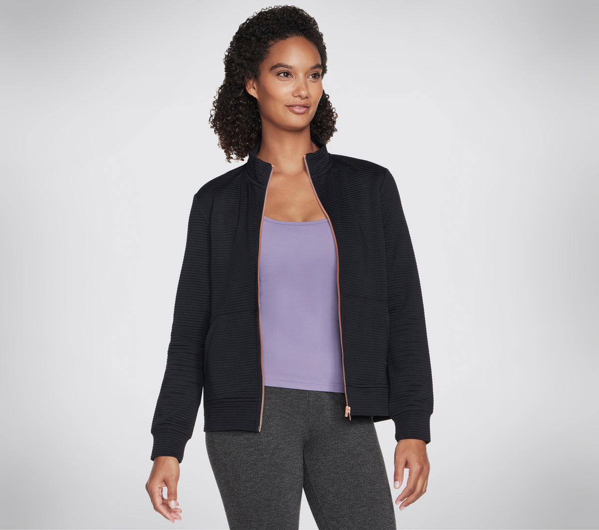 Skechers Women's The Hoodless Hoodie GOwalk Everywhere Jacket