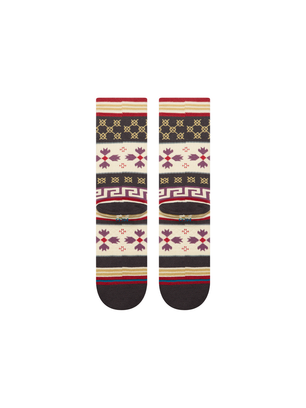 Stance Women's Tis The Season Crew Socks - MULTI, back view