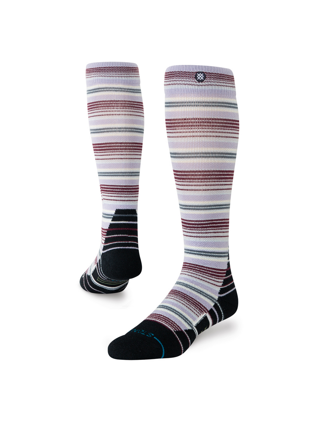 Stance Women's Serape Mid Wool Snow OTC Socks - Lilac