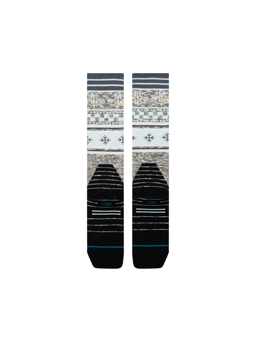 Stance Women's Flake Mid Poly Snow OTC Socks - Ice Blue detail 2