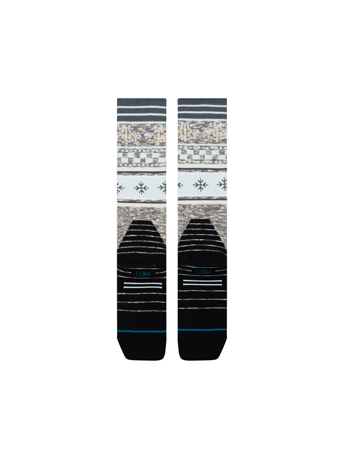 Stance Women's Flake Mid Poly Snow OTC Socks - Ice Blue detail 2