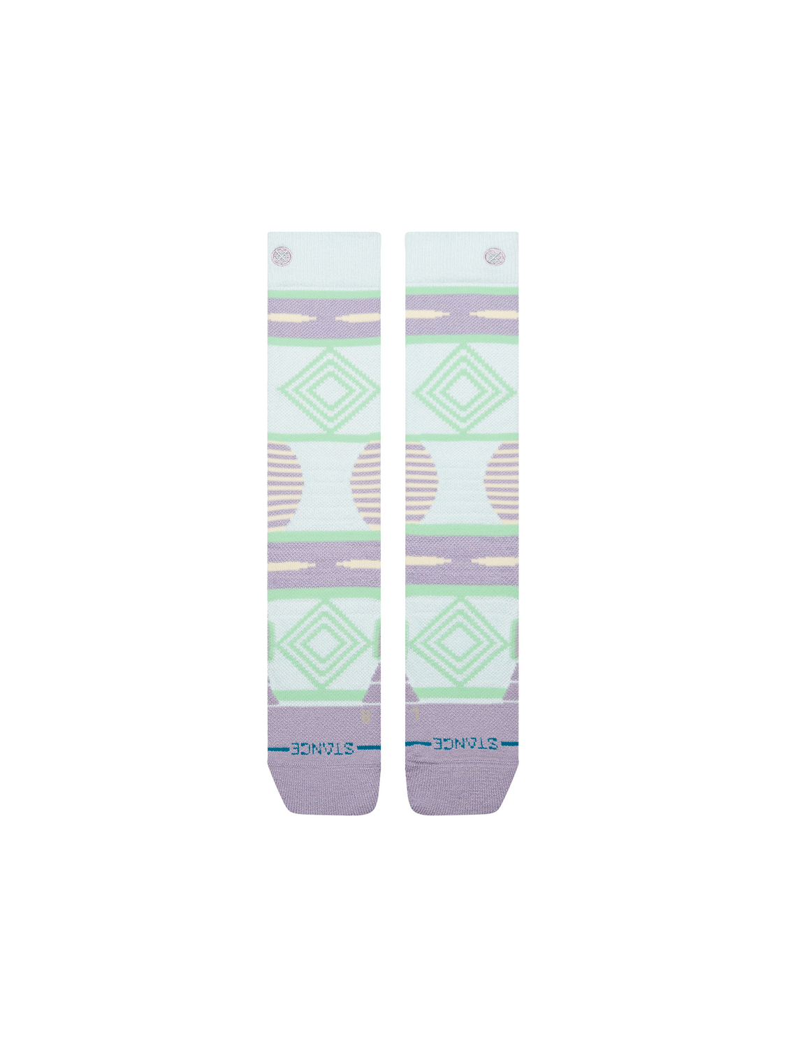 Stance Women's Temple Mid Poly Snow OTC Socks - Sage detail