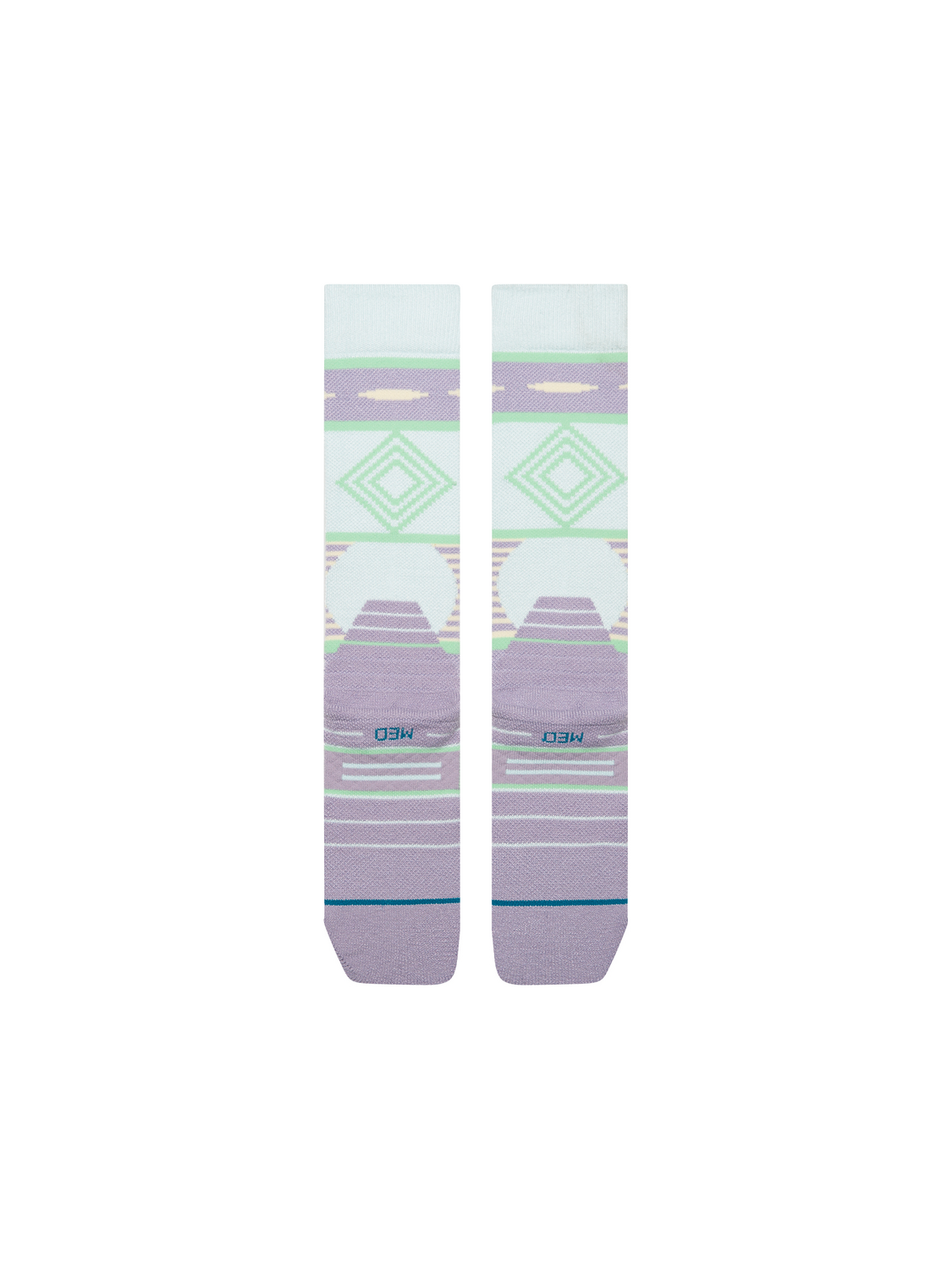 Stance Women's Temple Mid Poly Snow OTC Socks - Sage detail 2