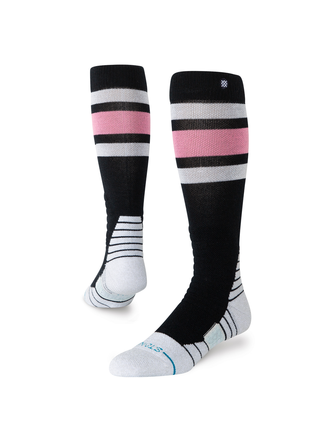 Stance Women's Boyd Mid Wool Snow OTC Socks - Black