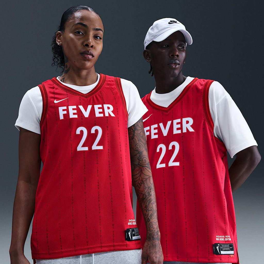 Caitlin Clark Indiana Fever Nike Dri-FIT WNBA Victory Jersey - University Red - detail