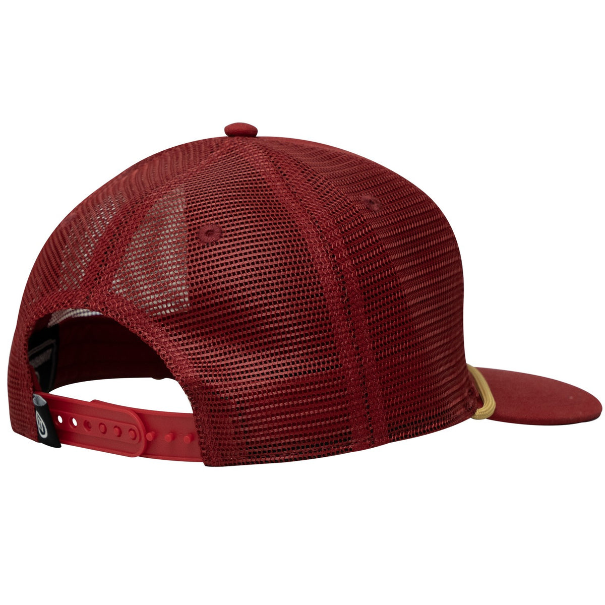 Warrior Cabin Fever Trucker Hat - BURGUNDY, back view