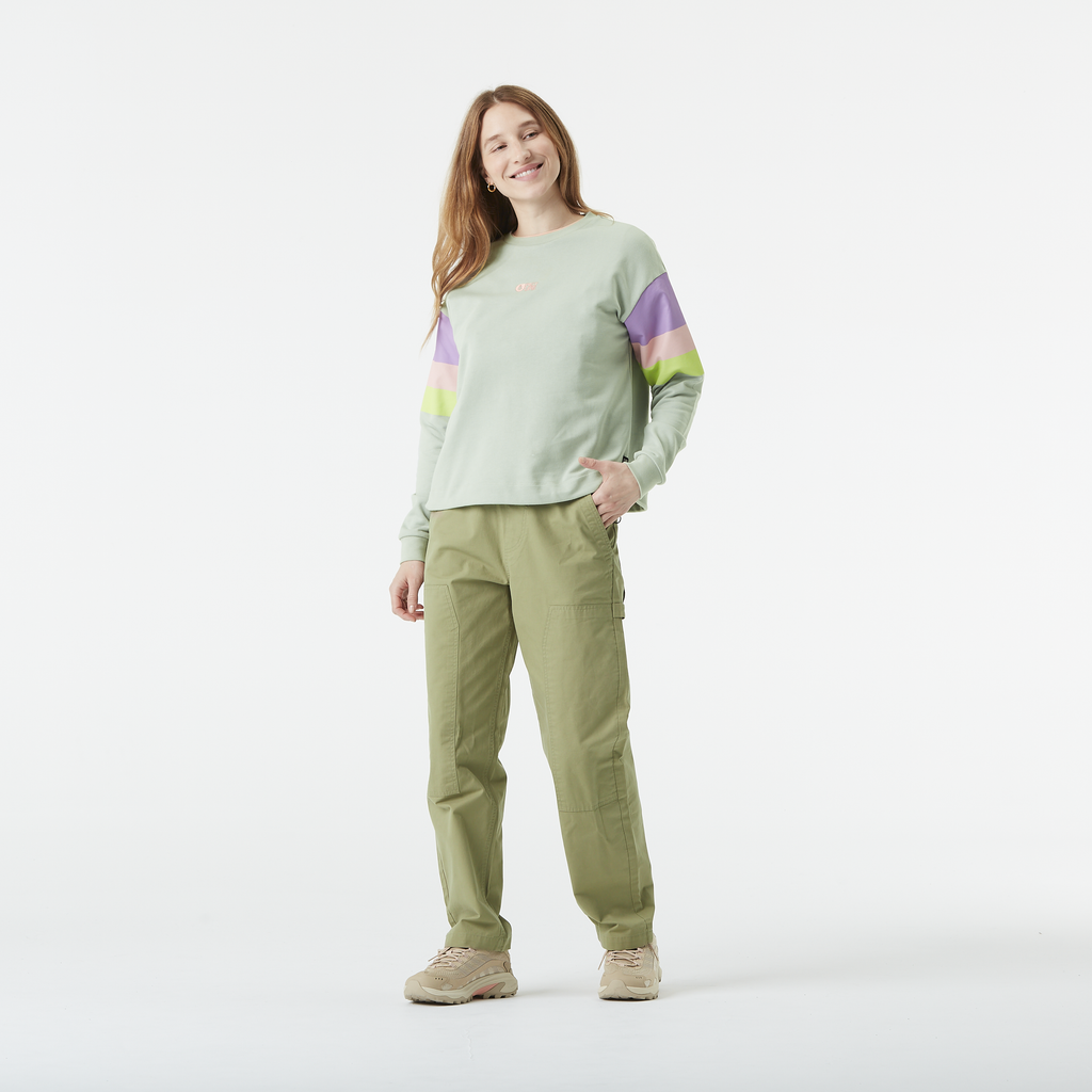 Picture Organic Women's Trisse Crew Sweatshirt - Cloudy Blue - view 6