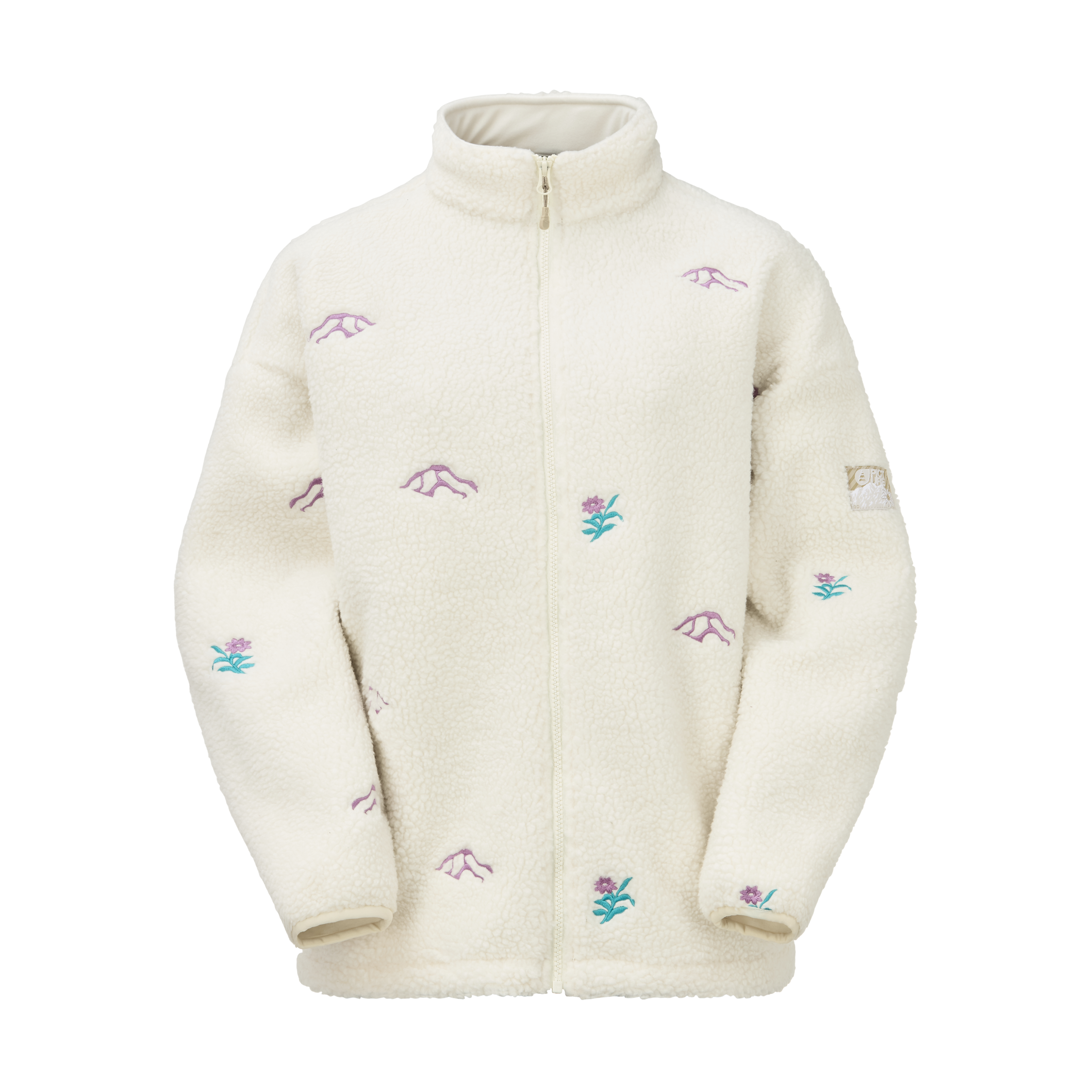Picture Organic Women's Nyss Embro Zip Fleece - Tofu - view 1