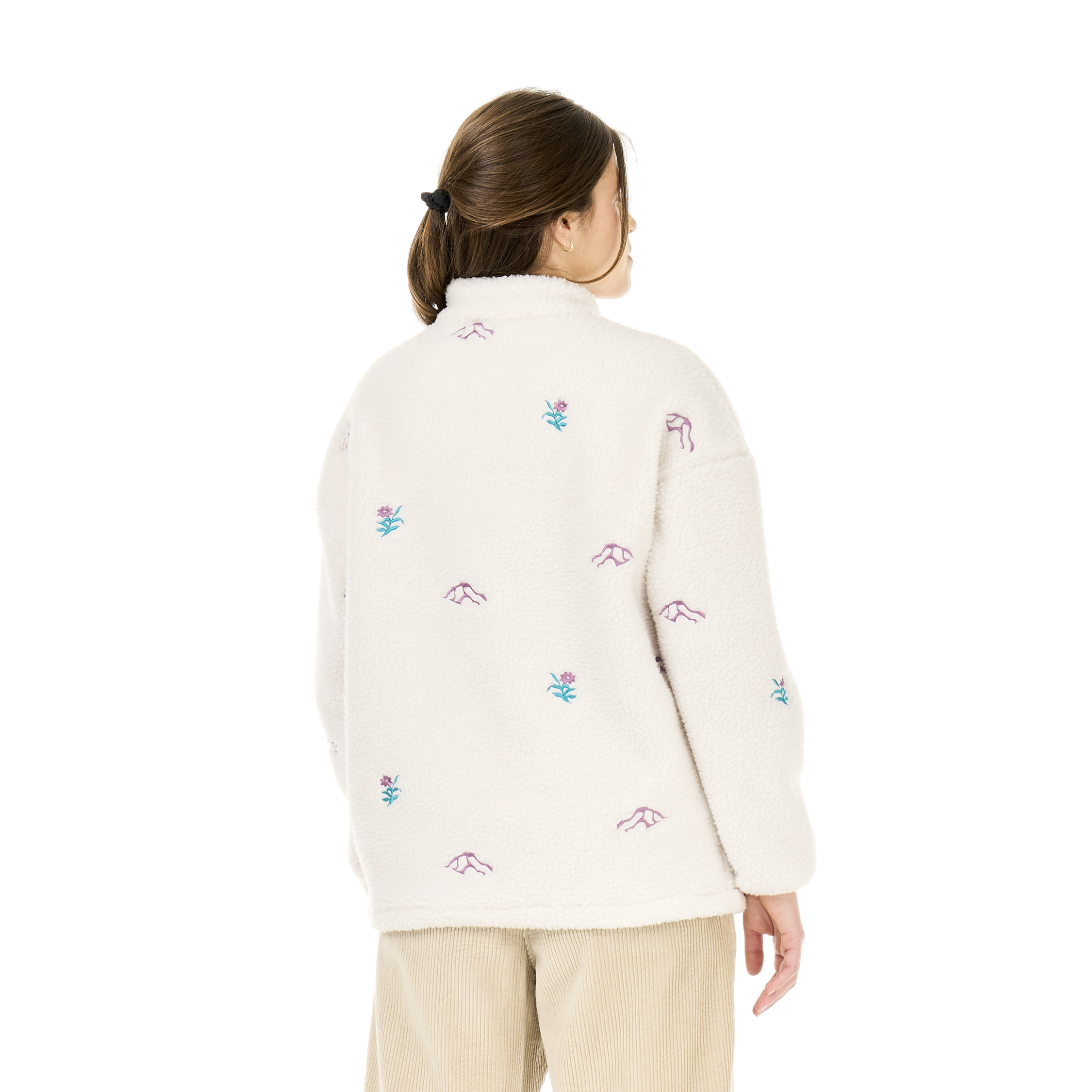 Picture Organic Women's Nyss Embro Zip Fleece - Tofu - view 4