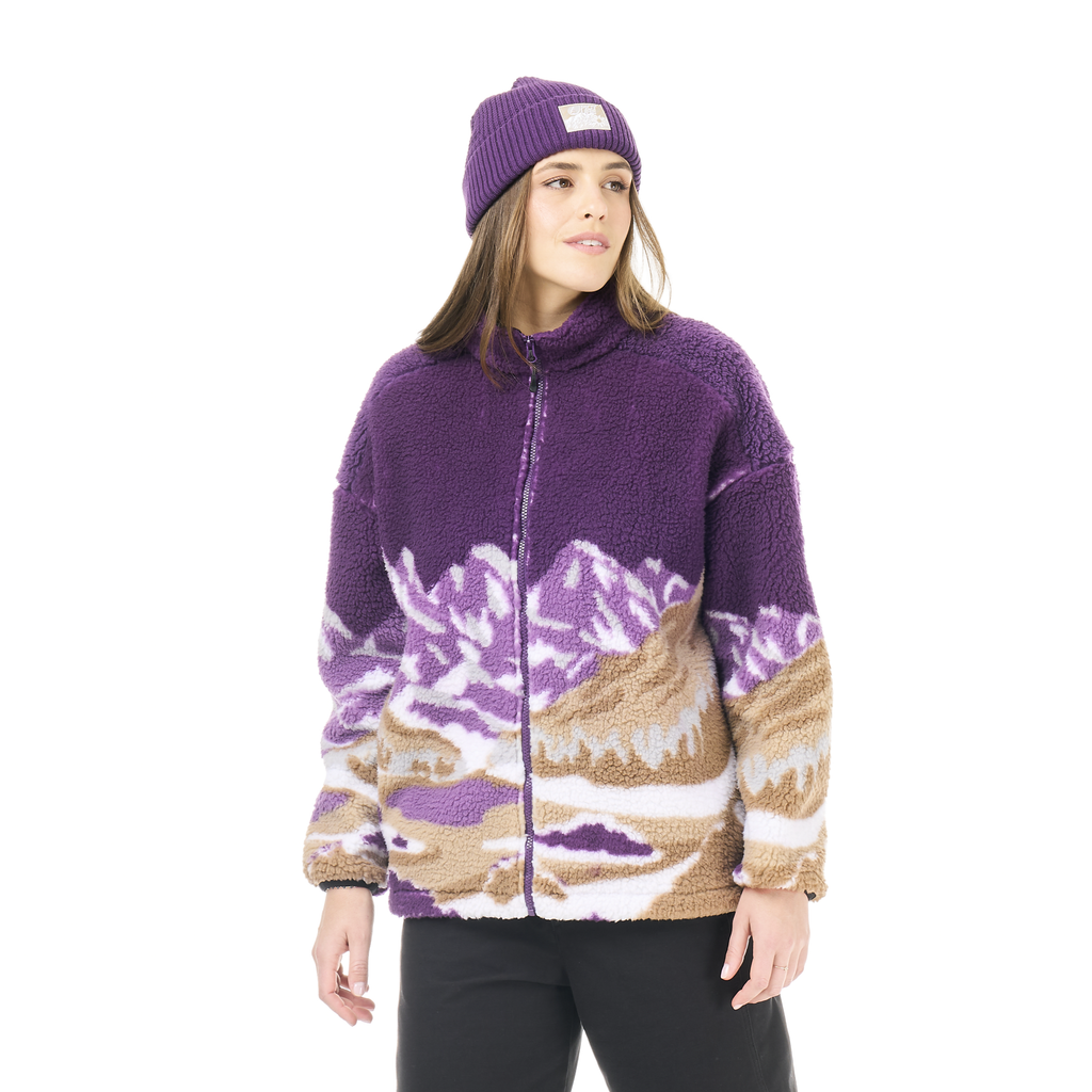 Picture Organic Women's Nyss Zip Fleece - Landscape Grape - view 3