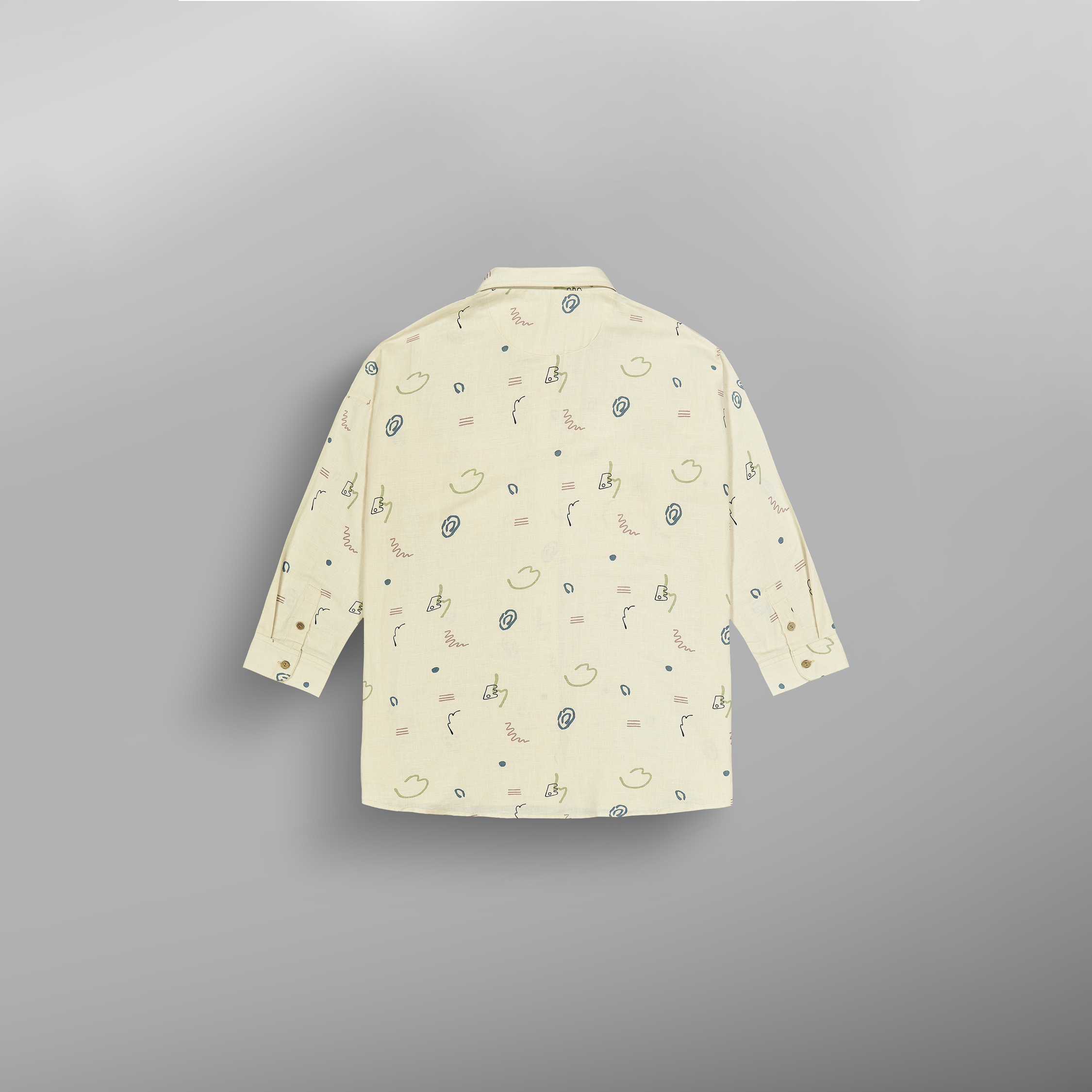 Picture Organic Women's Eyauta Shirt - Bloom Print - back flat
