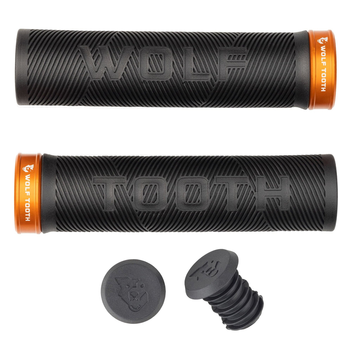 Wolf Tooth Echo Lock-On Grips - Orange