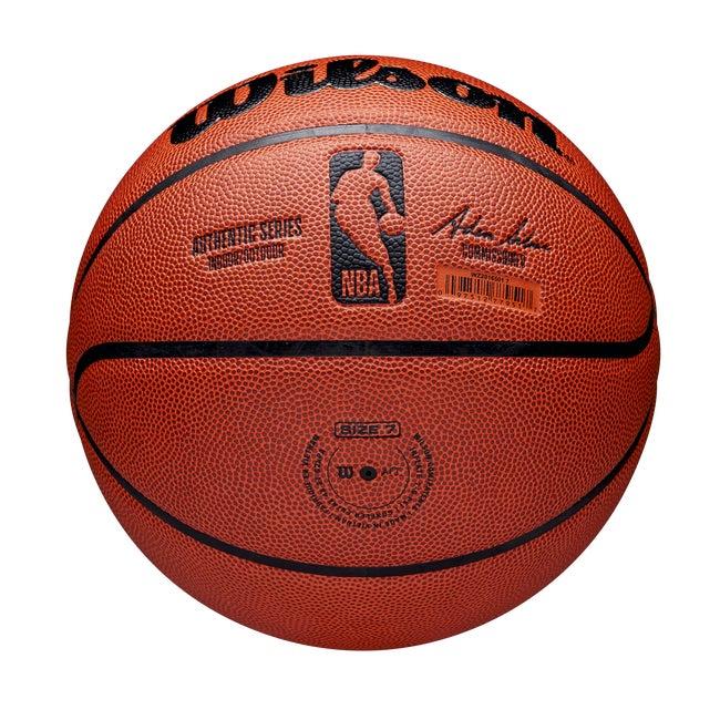 Wilson NBA Authentic Indoor/Outdoor Basketball - size and valve detail