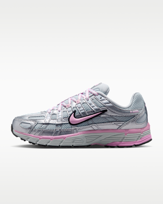 Nike P-6000 Pure Platinum/Metallic Silver/Black/Pink Rise