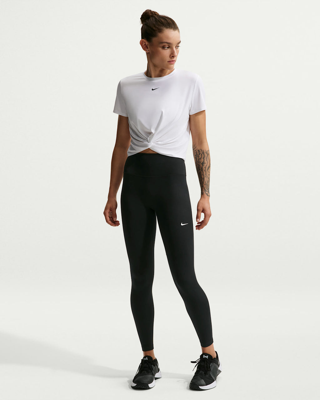 Nike Women's One Seamless Front High-Waisted Full-Length Leggings