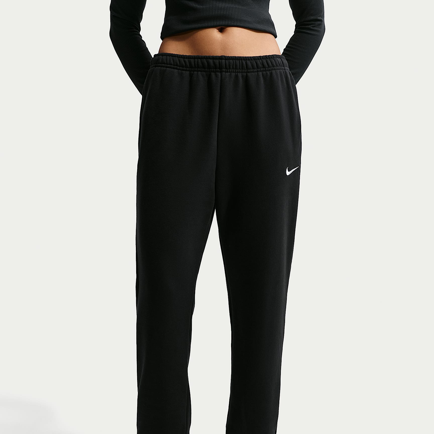 Nike Women's Studio Fleece Medium Weight Mid-Rise Joggers