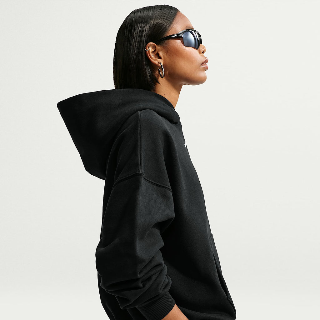 Nike Women's Studio Fleece Medium Weight Oversized Pullover Hoodie