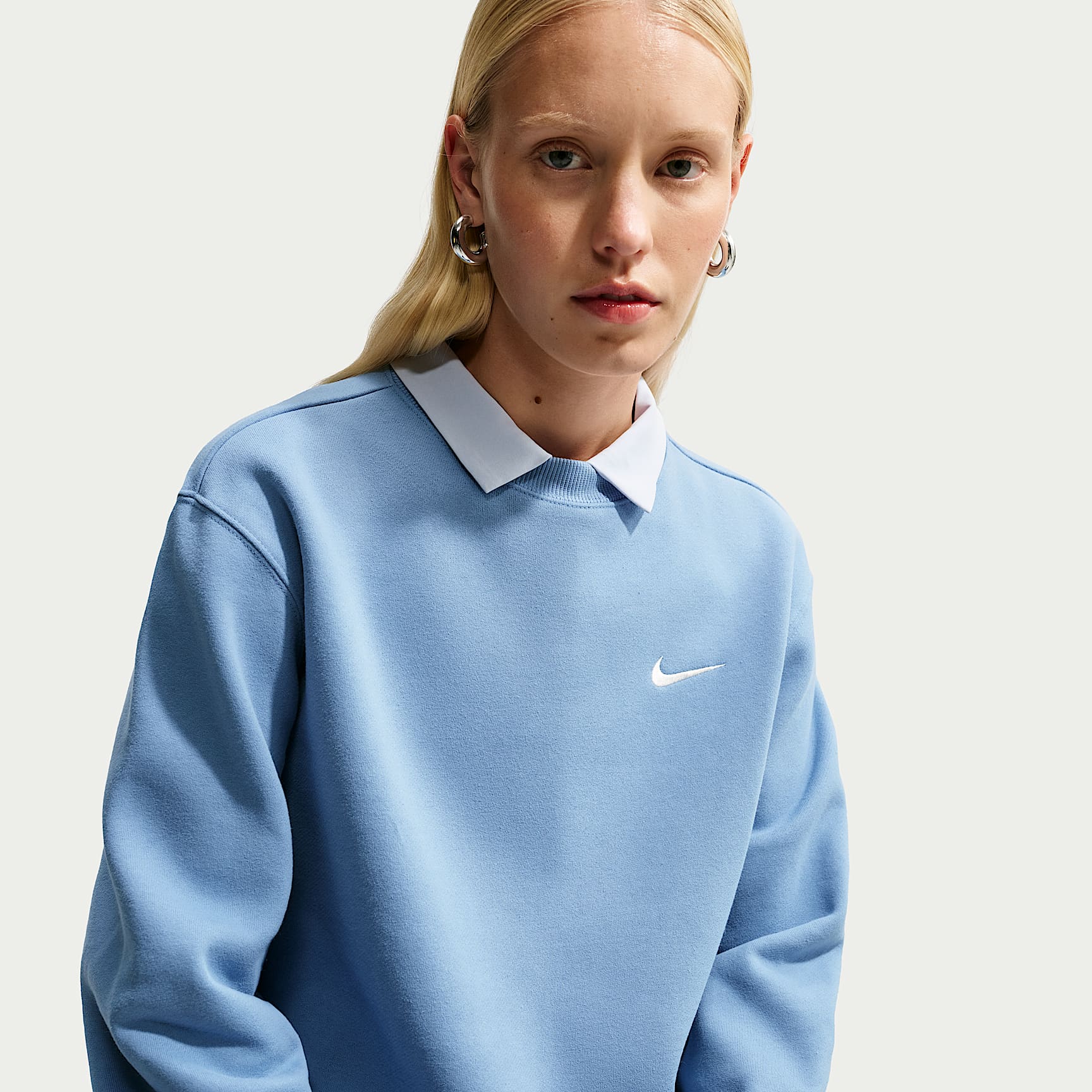 Nike Women's Studio Fleece Medium Weight Crew