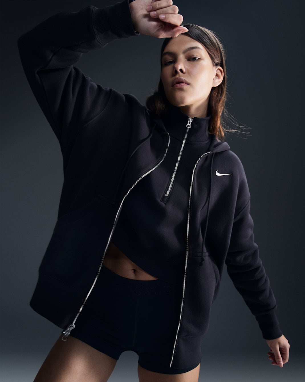 Nike Women's Sportswear Phoenix Fleece Oversized Full-Zip Hoodie