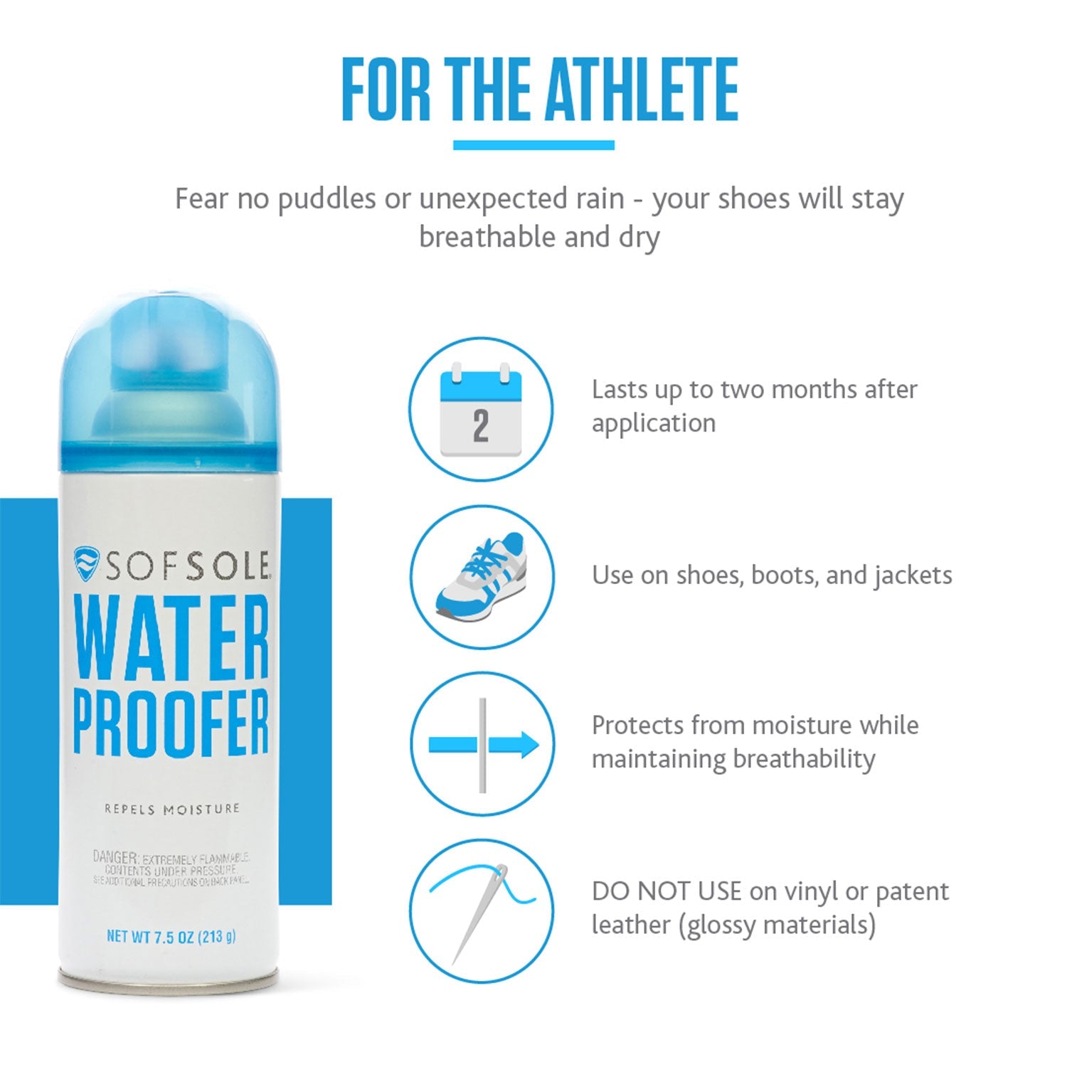 Sof Sole Waterproofer features