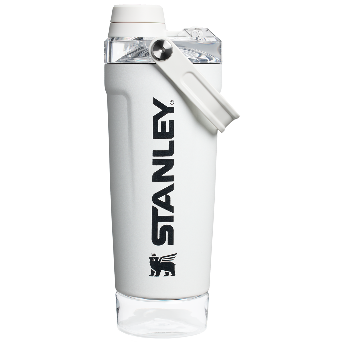Stanley The Vitalize Shaker Bottle 20oz - Chalk, front view