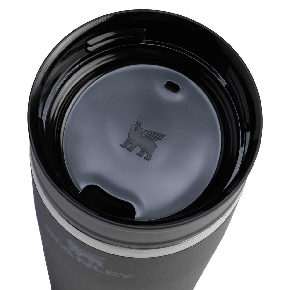 Stanley The Cafe-To-Go Travel Mug 16oz - BLACK 2.0 - lid detail