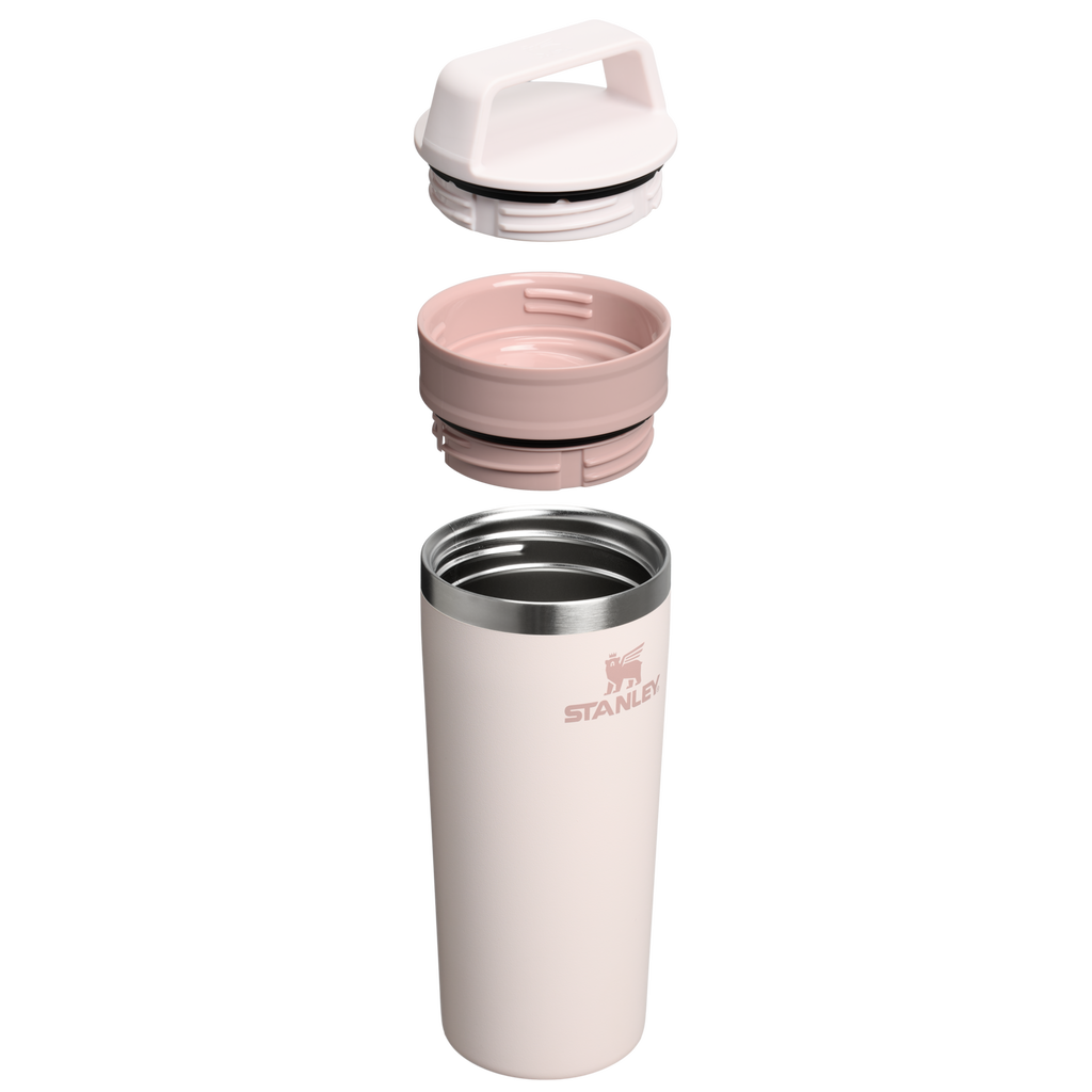 Stanley The Cafe-To-Go Travel Mug 16oz - ROSE QUARTZ - exploded
