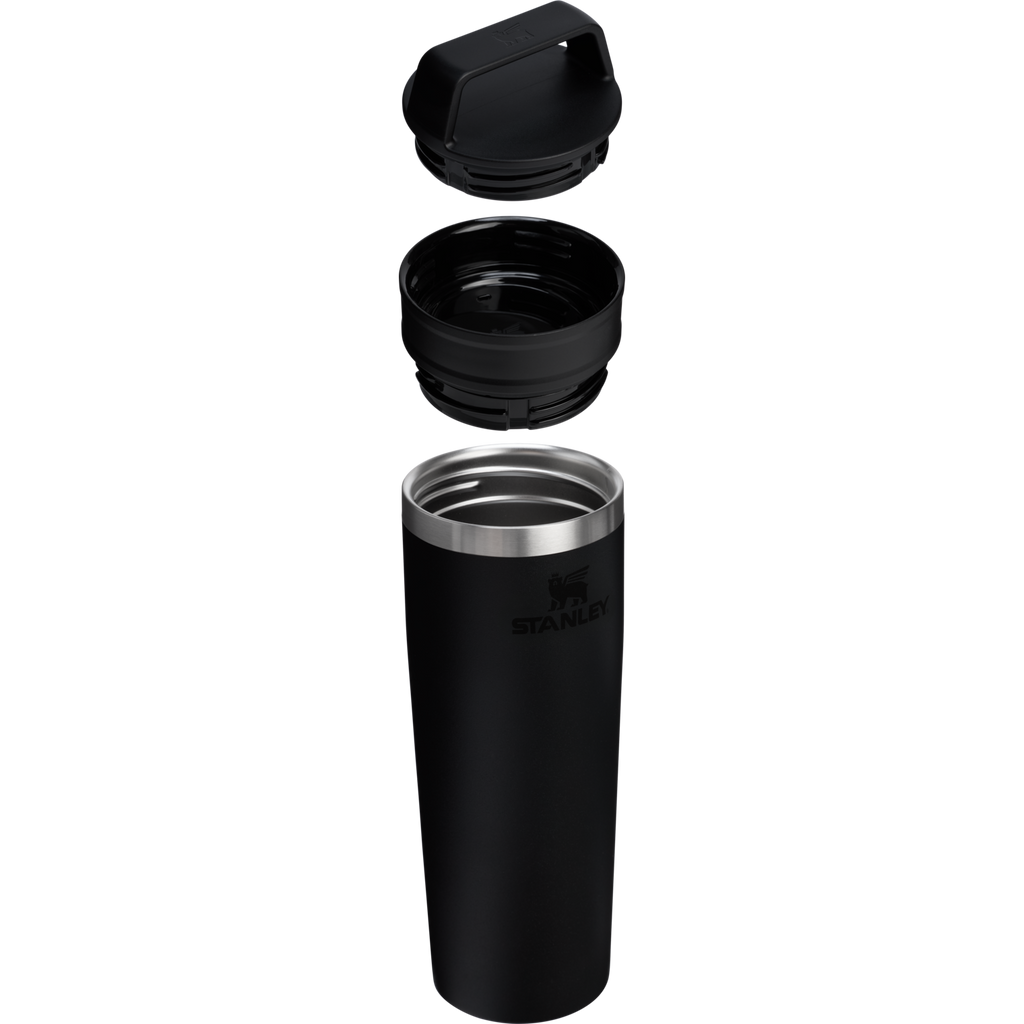 Stanley The Cafe-To-Go Travel Mug 20oz - BLACK 2.0 - exploded