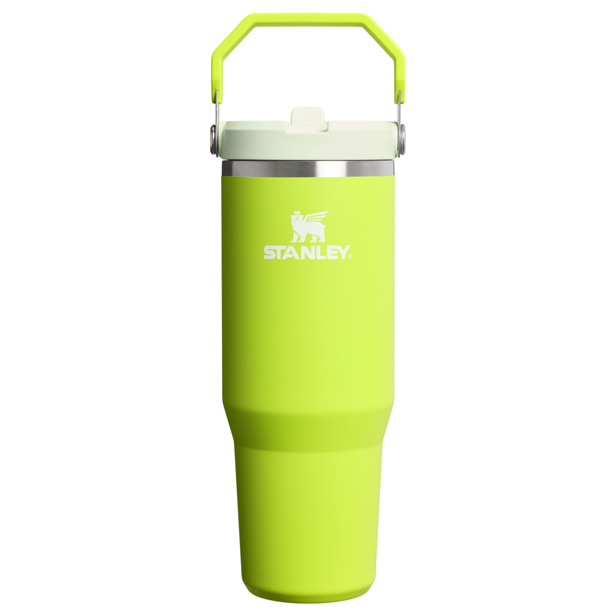 Stanley The Iceflow Flip Straw Tumbler 30oz - Chartreuse, front view
